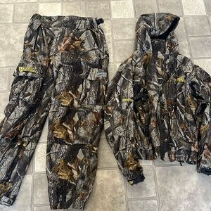 Scent blocker rain gear large camo
